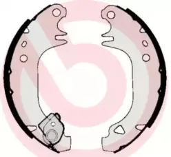 S 61 536 BREMBO Комплект тормозных колодок