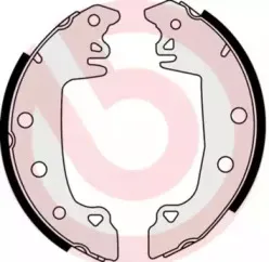 S 61 537 BREMBO Комплект тормозных колодок