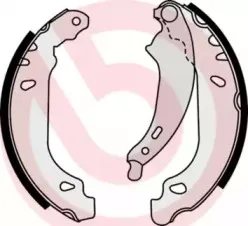 S 68 524 BREMBO Комплект тормозных колодок