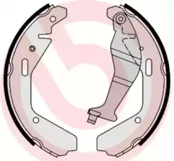 S 79 502 BREMBO Комплект тормозных колодок