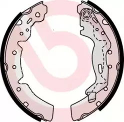 S 83 510 BREMBO Комплект тормозных колодок