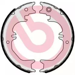 S 83 563 BREMBO Комплект тормозных колодок, стояночная тормозная система