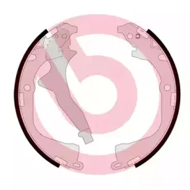 S 85 542 BREMBO Комплект тормозных колодок