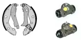H23011 BREMBO Комплект тормозных колодок