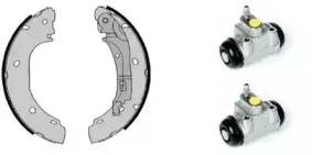 H 23 057 BREMBO Комплект тормозных колодок