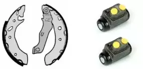 H 24 057 BREMBO Комплект тормозных колодок