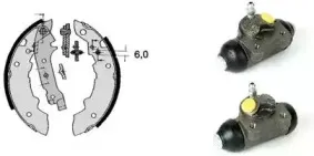 H 68 012 BREMBO Комплект тормозных колодок