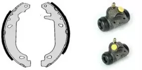 H 68 034 BREMBO Комплект тормозных колодок