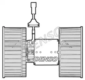 DEA12001 DENSO Вентилятор салона