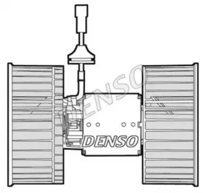 DEA12002 DENSO Вентилятор салона