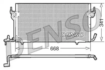 DCN21011 DENSO Конденсатор, кондиционер