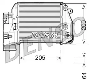 DIT02025 DENSO Интеркулер