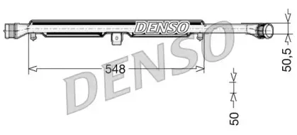 DIT02026 DENSO Интеркулер