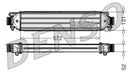 DIT09109 DENSO Интеркулер