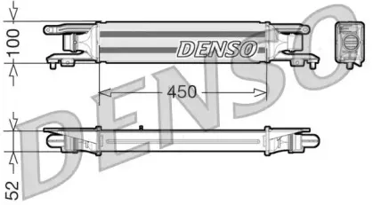 DIT20001 DENSO Интеркулер