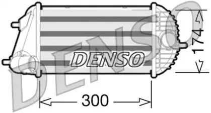 DIT47001 DENSO Интеркулер