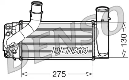 DIT50007 DENSO Интеркулер