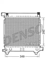 DRM17028 DENSO Радиатор, охлаждение двигателя