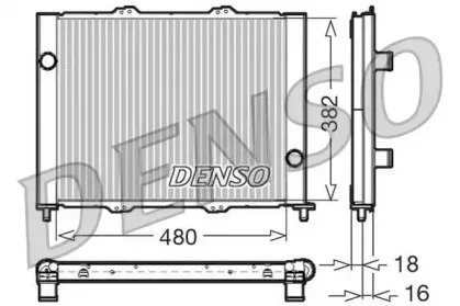 DRM23099 DENSO модуль охлаждения