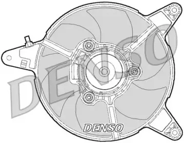 DER09095 DENSO Вентилятор, охлаждение двигателя
