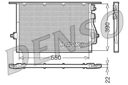 DCN10014 DENSO Конденсатор, кондиционер