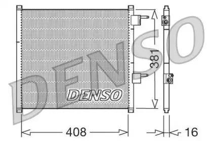 DCN10019 DENSO Конденсатор, кондиционер