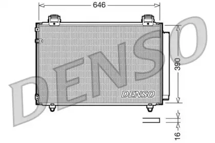 DCN50024 DENSO Конденсатор, кондиционер