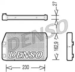 DRR09034 DENSO Теплообменник, отопление салона