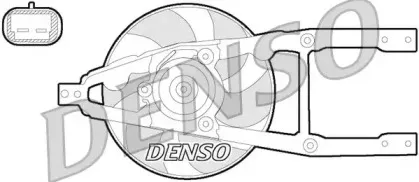 DER09055 DENSO Вентилятор, охлаждение двигателя