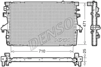 DRM32039 DENSO Радиатор, охлаждение двигателя