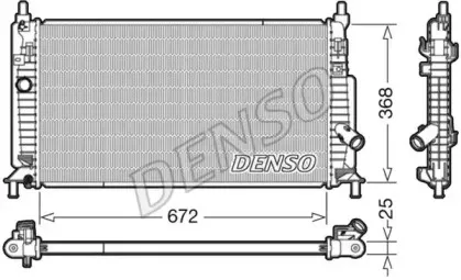DRM44034 DENSO Радиатор, охлаждение двигателя