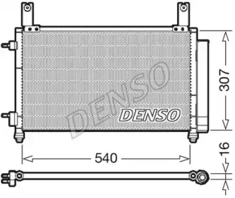 DCN15004 DENSO Конденсатор, кондиционер