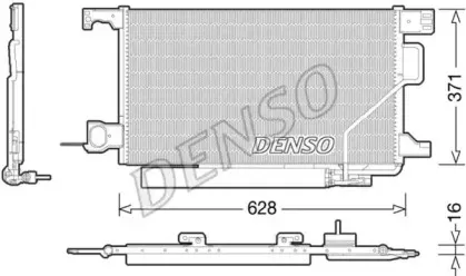 DCN17026 DENSO Конденсатор, кондиционер