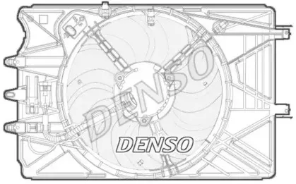 DER09070 DENSO Вентилятор, охлаждение двигателя