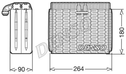 DEV01010 DENSO Испаритель, кондиционер