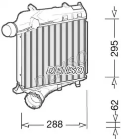 DIT28021 DENSO Интеркулер
