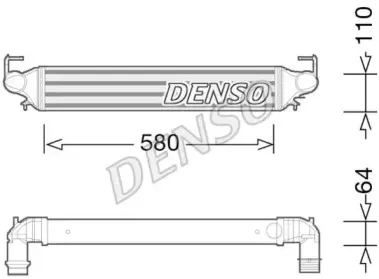 DIT09118 DENSO Интеркулер