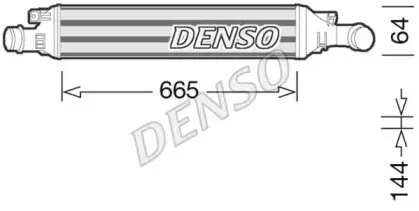 DIT02036 DENSO Интеркулер