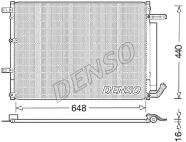 DCN06018 DENSO Конденсатор, кондиционер