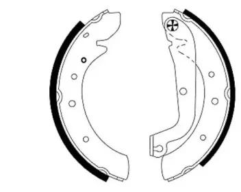 MFR316 MINTEX Комплект тормозных колодок