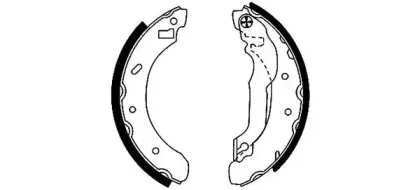 MFR298 MINTEX Комплект тормозных колодок