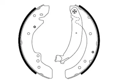 MFR402 MINTEX Комплект тормозных колодок