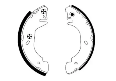 MFR466 MINTEX Комплект тормозных колодок