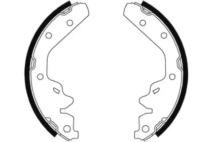 MFR421 MINTEX Комплект тормозных колодок
