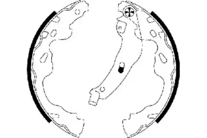 MFR553 MINTEX Комплект тормозных колодок