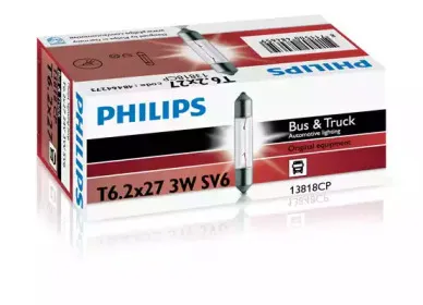 13818CP PHILIPS Лампа накаливания, фонарь освещения номерного знака