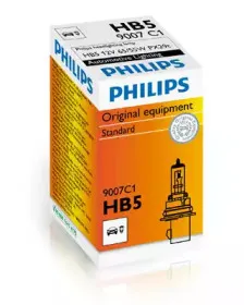 9007C1 PHILIPS Лампа накаливания, фара дальнего света