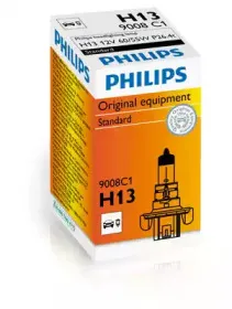 9008C1 PHILIPS Лампа накаливания, фара дальнего света
