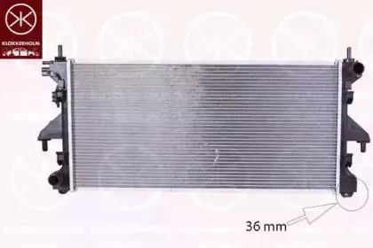 2097302308 KLOKKERHOLM Радиатор, охлаждение двигателя