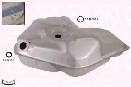 2552009 KLOKKERHOLM Топливный бак